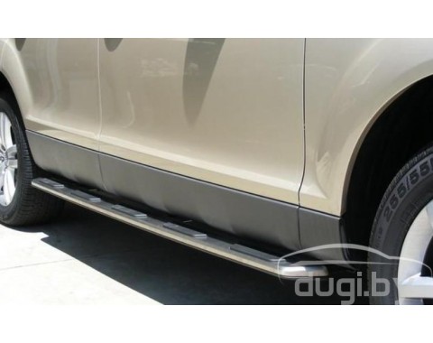 Защита порогов - площадка для Audi Q5